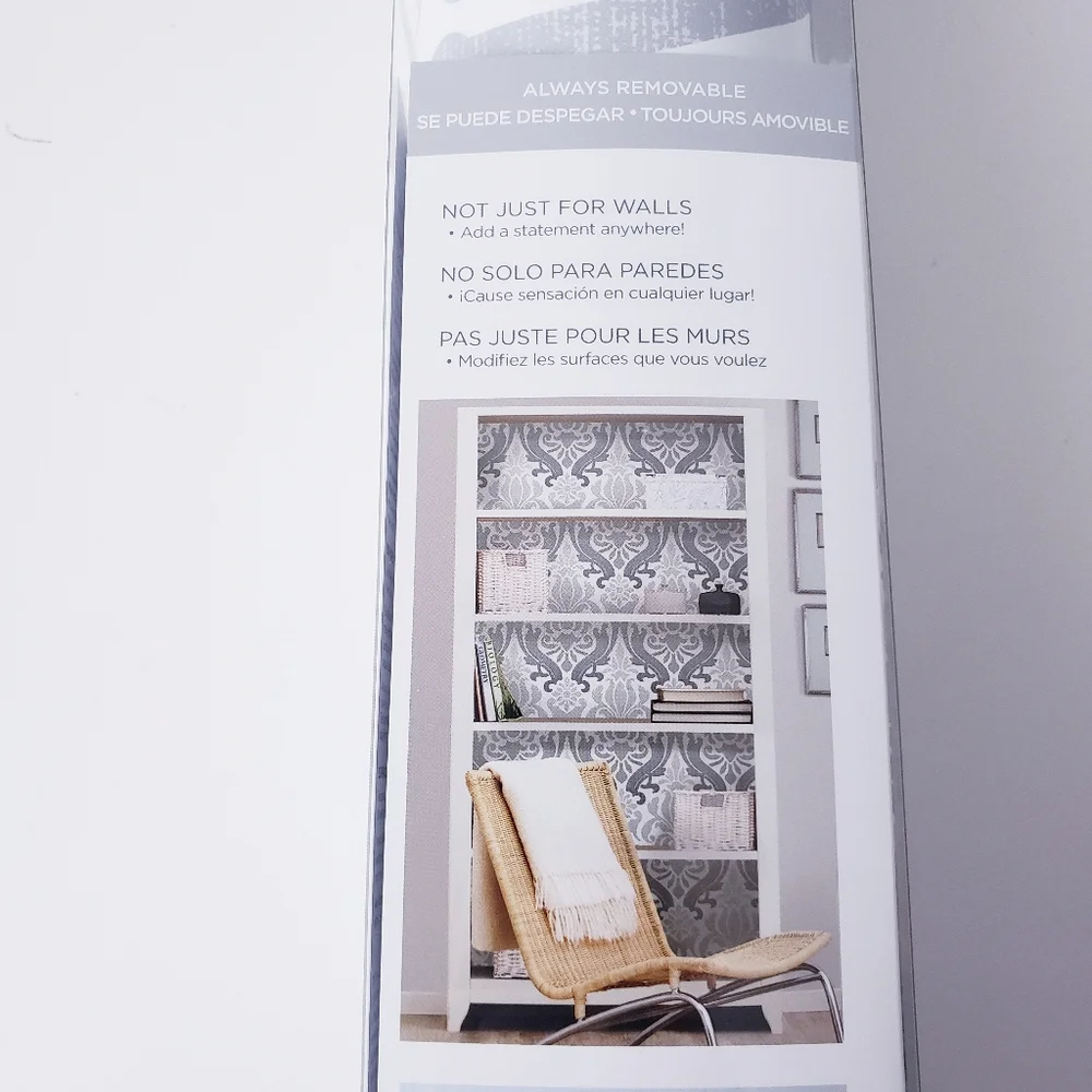 NuWallpaper Nouveau Damask Peel & Stick Wallpaper